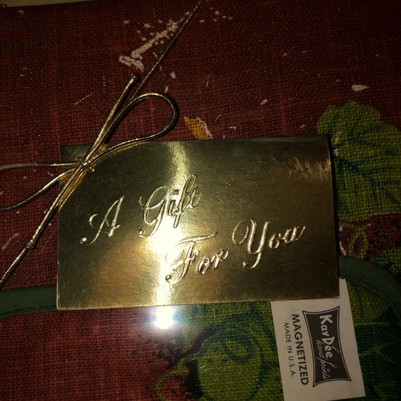 Vintage Kay Dee wine & cheese screen Print Tea Towel Set magnetic Pot Holder - Picture 2 of 7